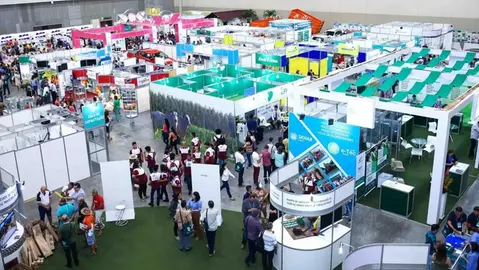 No Centro de Eventos, saiu a indústria e agora entra o agro