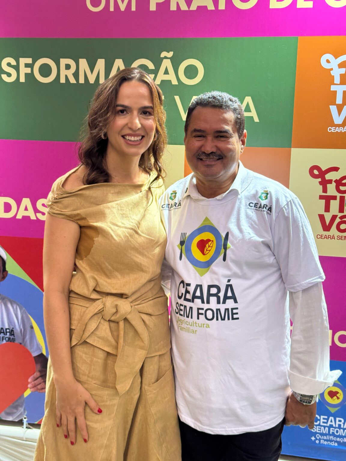 Deputado Moisés Braz destaca impacto do Ceará Sem Fome na agricultura familiar durante festival em Fortaleza